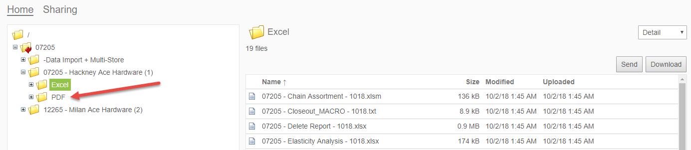 Online Report Access Backing out of the Folder 