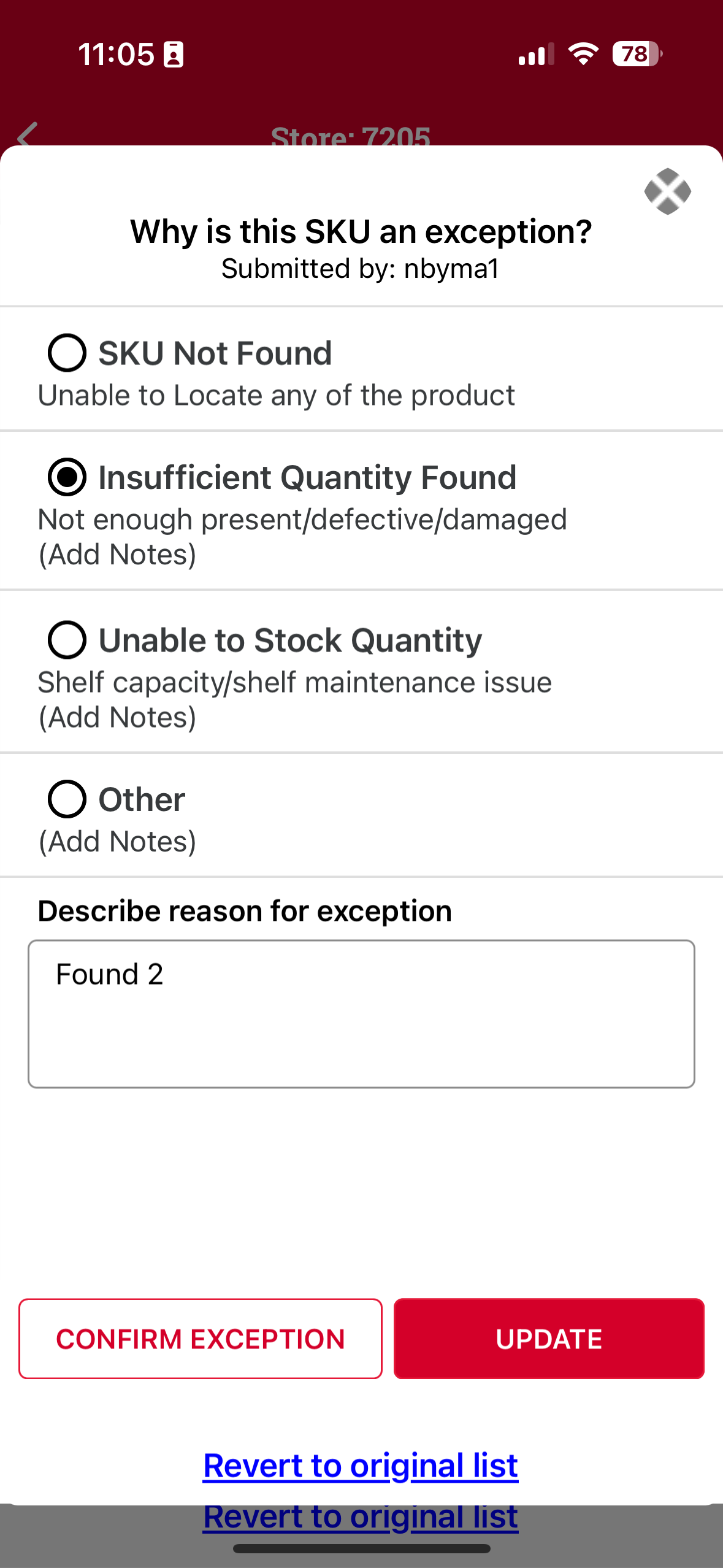 Mango Backstock Exceptions List Options.png